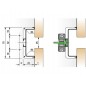 ADI Profil GOLA MONZA orizontal tip C,4m,alb mat